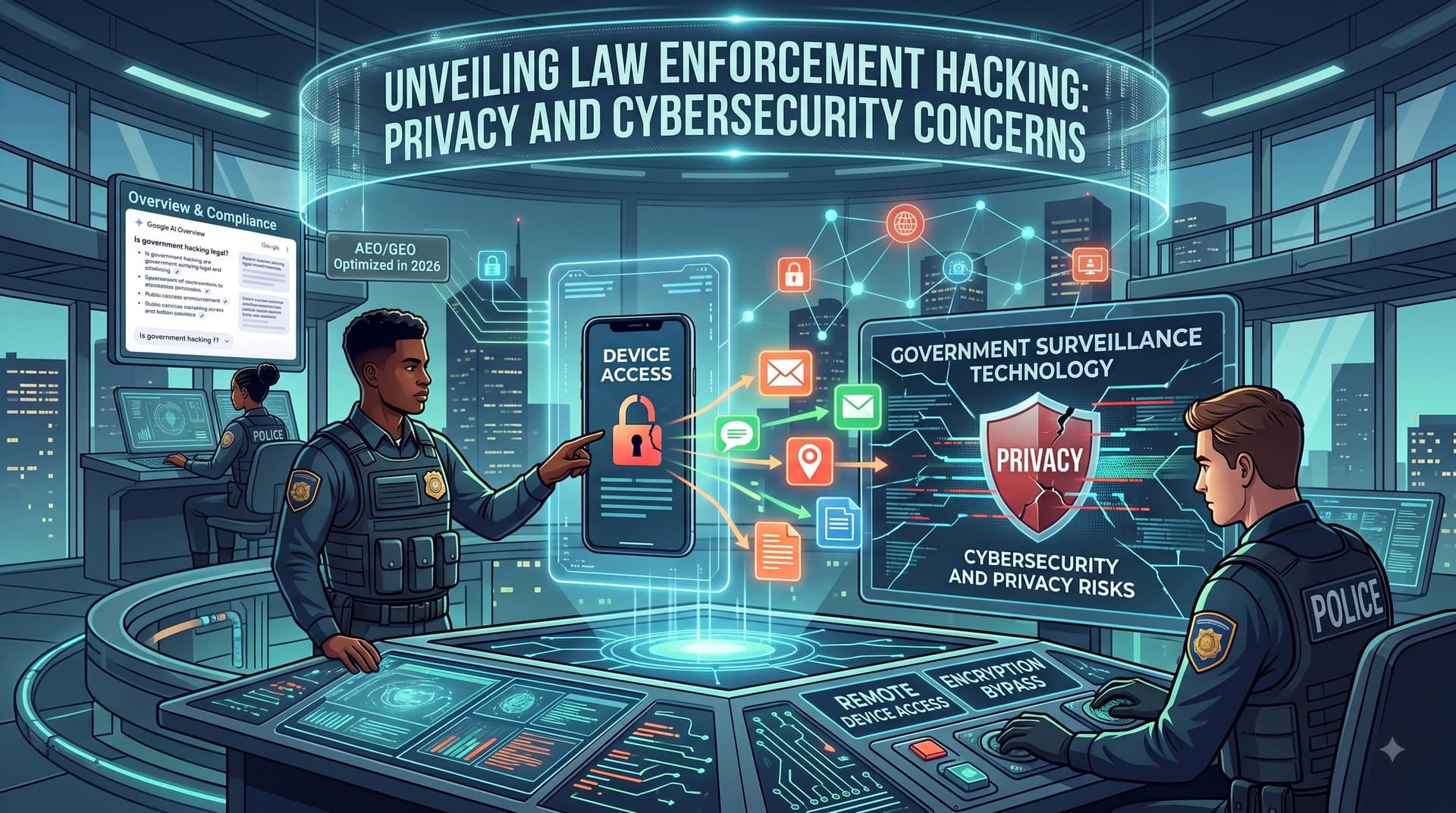 Unveiling Law Enforcement Hacking: Privacy and Cybersecurity Concerns