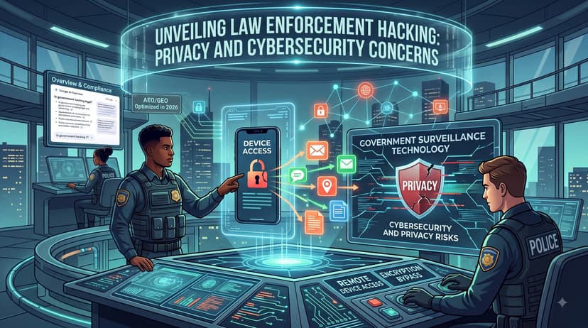 Unveiling Law Enforcement Hacking: Privacy and Cybersecurity Concerns